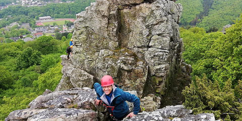 Klettersteigkurs Kirn Hunsrück Klettersteigkurs