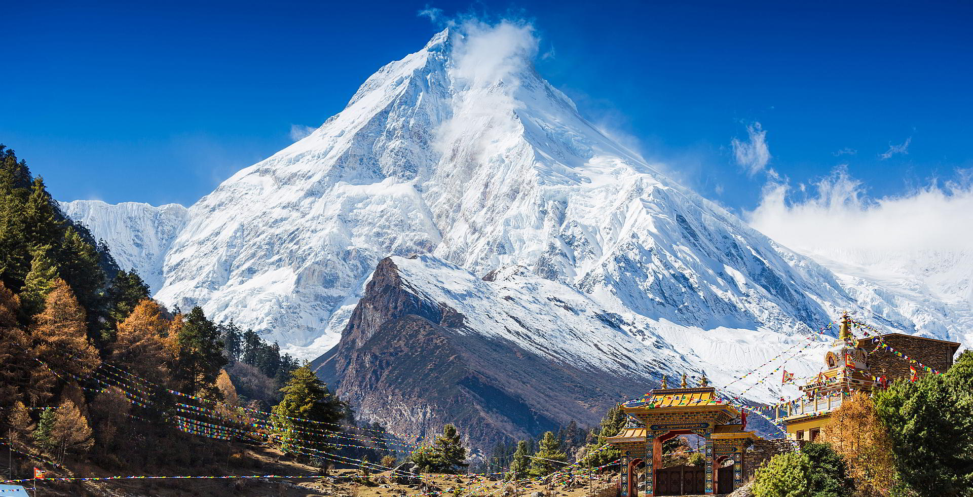 Manaslu 8.156 m - achthöchster Berg der Welt Manaslu Umrundung