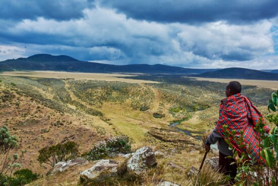 Vulkan Olmoti im Maasai Land